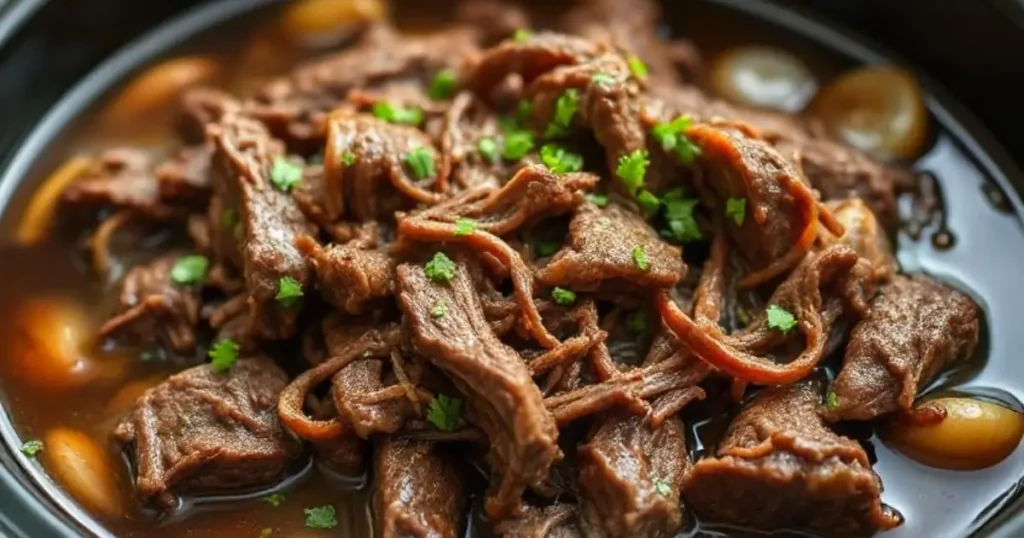 Crockpot beef