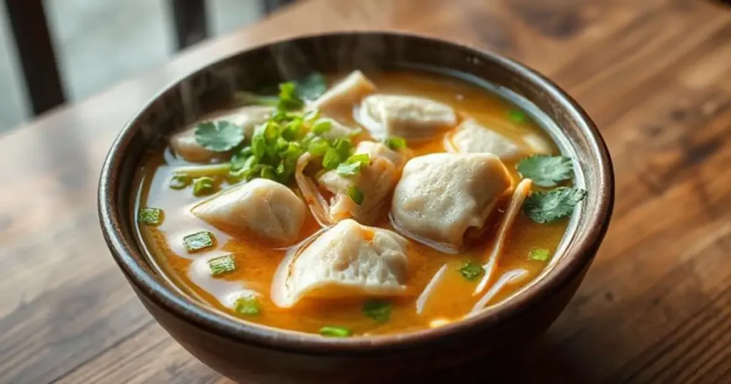 Subgum wonton soup