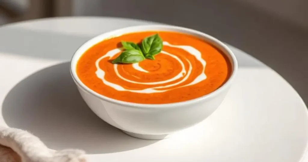 roasted red pepper soup