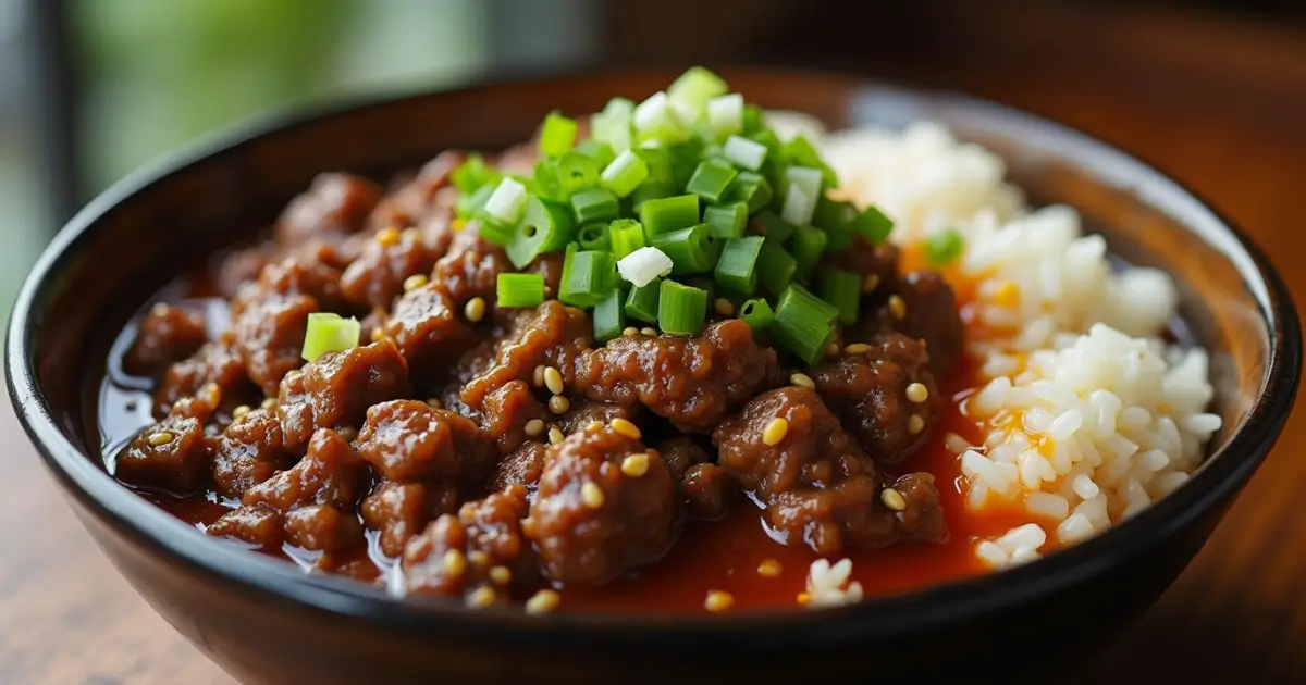 Beef bowl