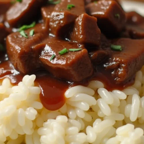 beef tips and rice recipe