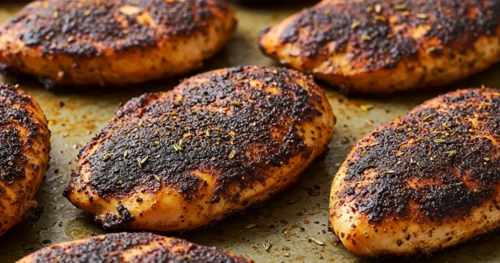 blackened chicken