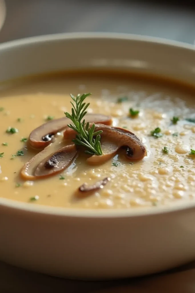 cream of mushroom soup recipe