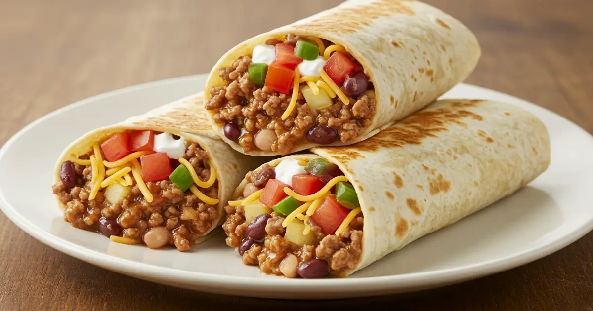 ground beef burritos
