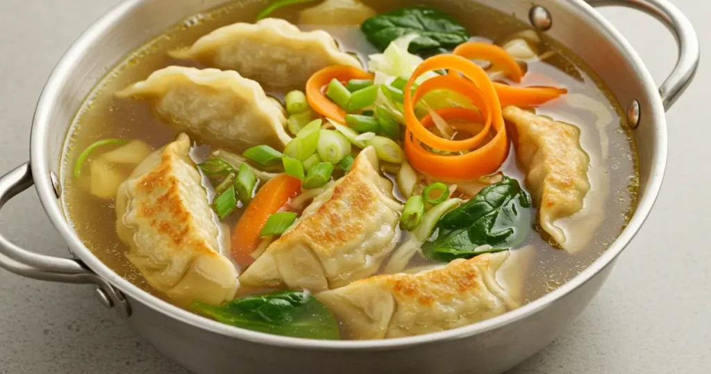 potsticker soup
