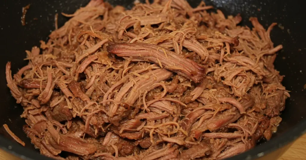 shredded beef