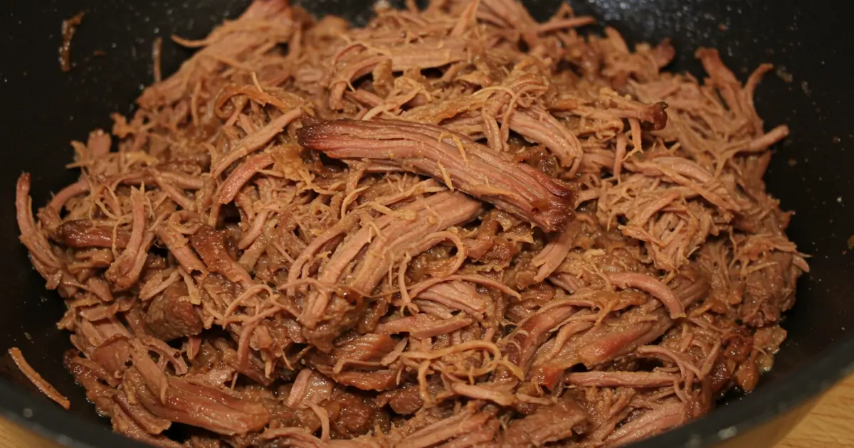 shredded beef