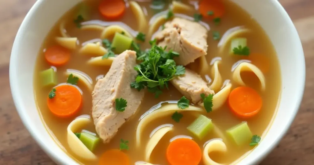 turkey noodle soup