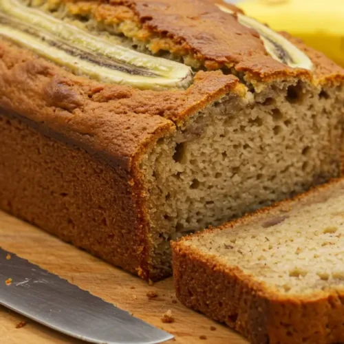 3 ingredient banana bread