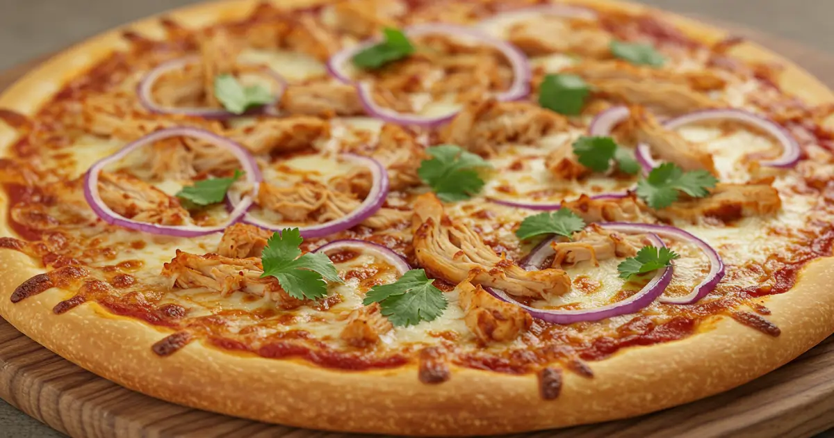 bbq chicken pizza
