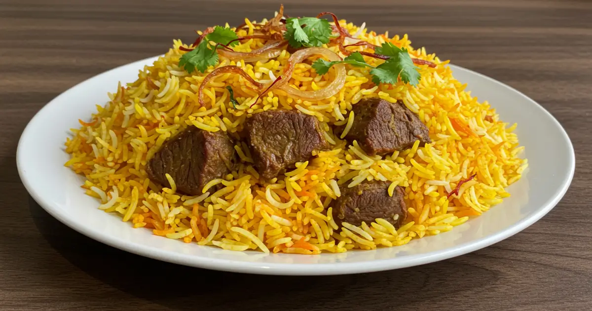beef biryani