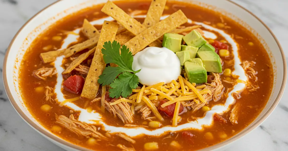 chicken tortilla soup recipe