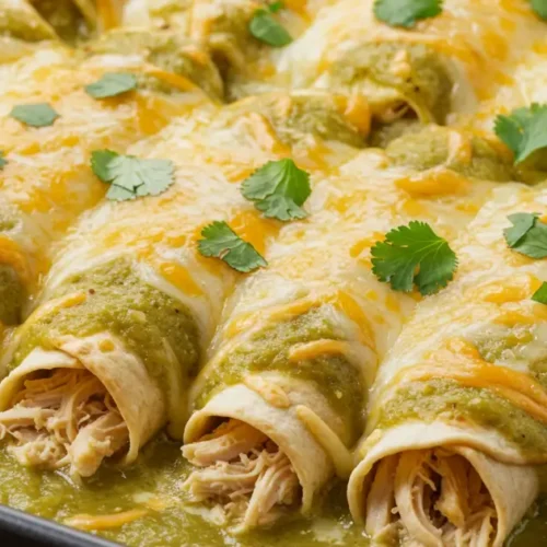 green chili chicken enchiladas