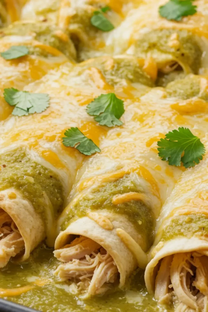 green chili chicken enchiladas recipe