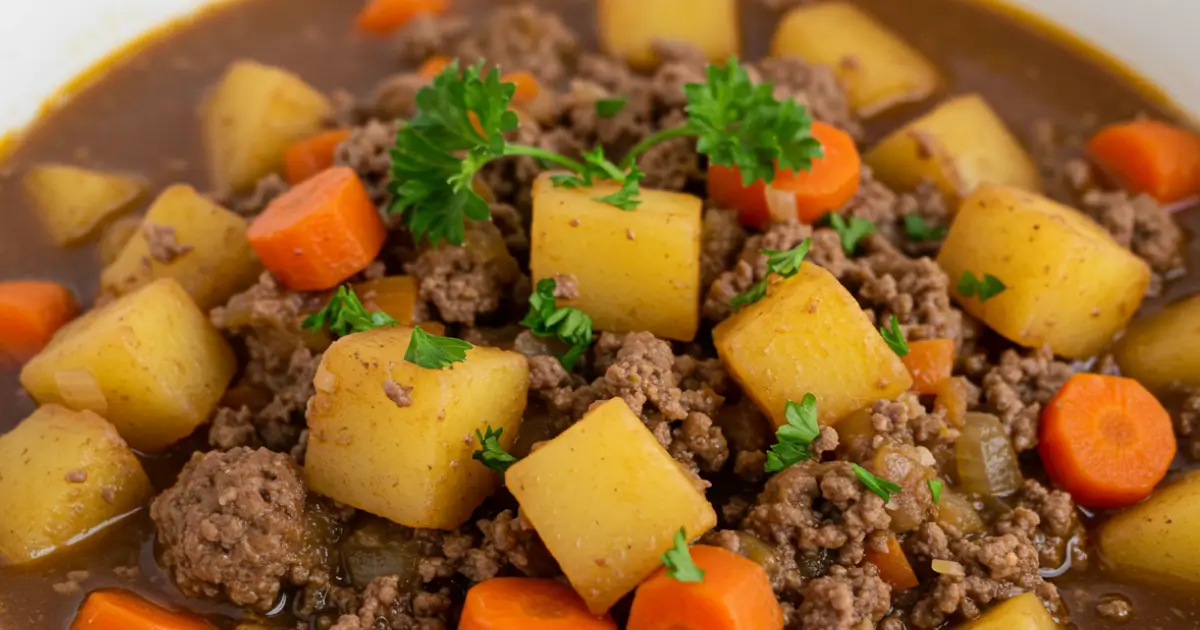 ground beef stew