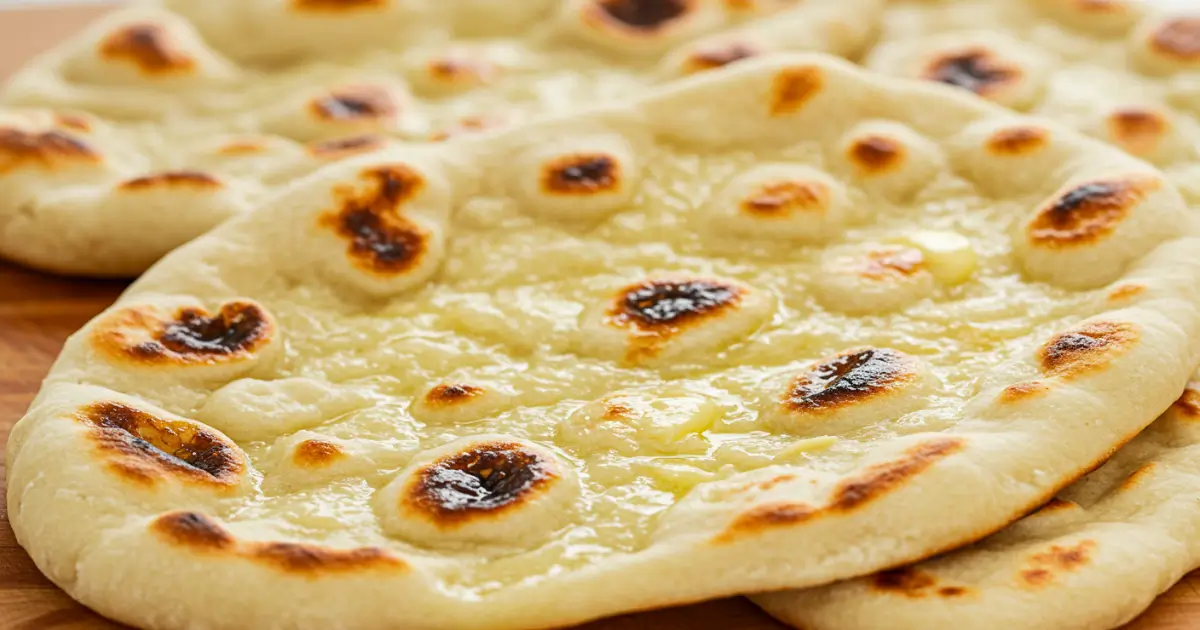 homemade naan bread