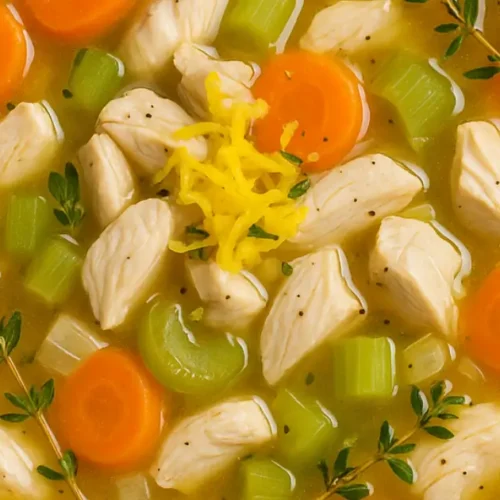 lemon chicken soup