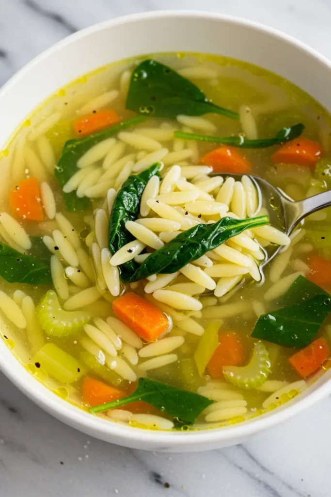 lemon orzo soup recipe