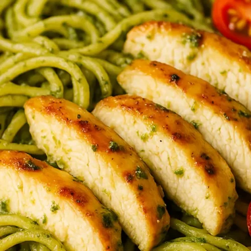 pesto chicken pasta
