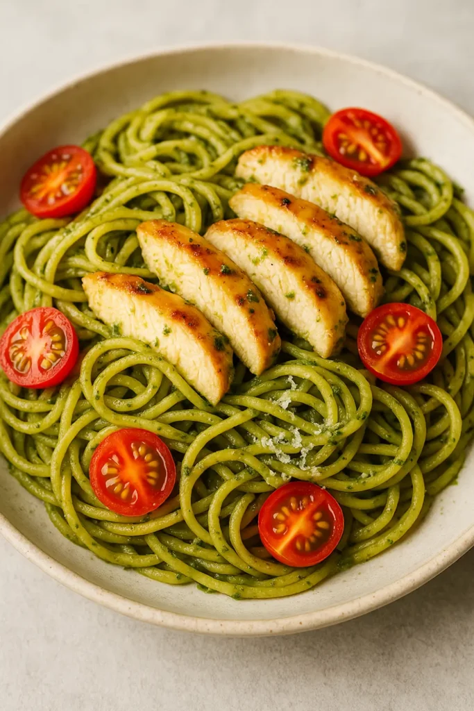 pesto chicken pasta recipe