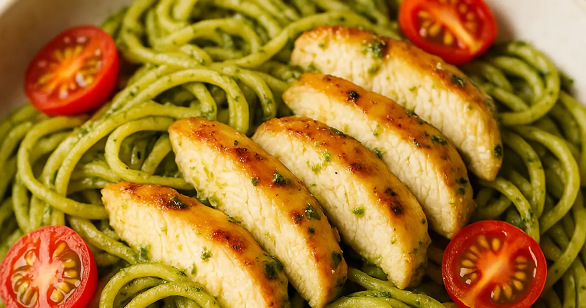 pesto chicken pasta