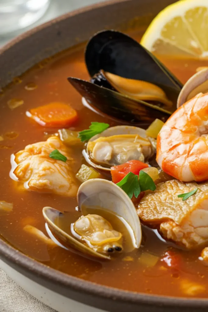 seafood soup recipe