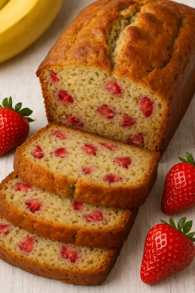 strawberry banana bread recipe