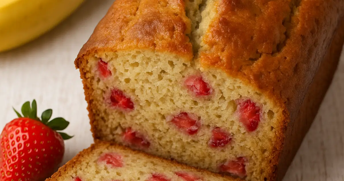strawberry banana bread