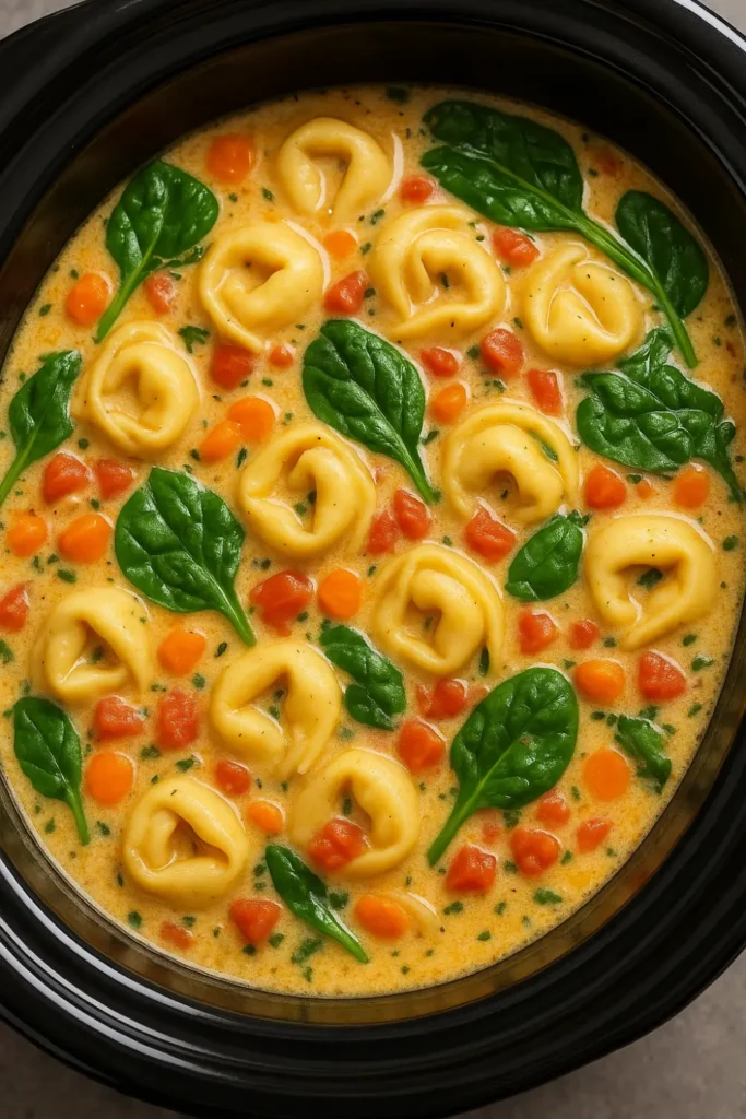 tortellini soup crockpot recipe