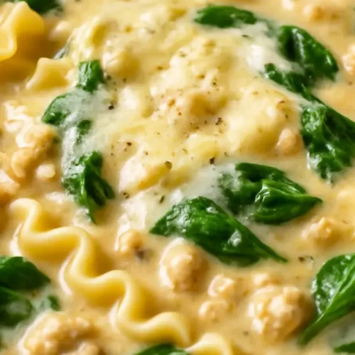 white lasagna soup