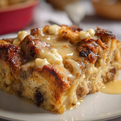 White Chocolate Bread Pudding
