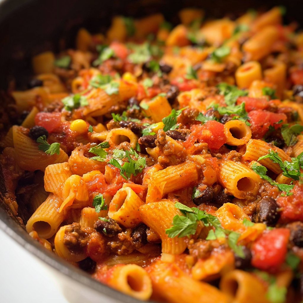 One Pan Mexican Pasta