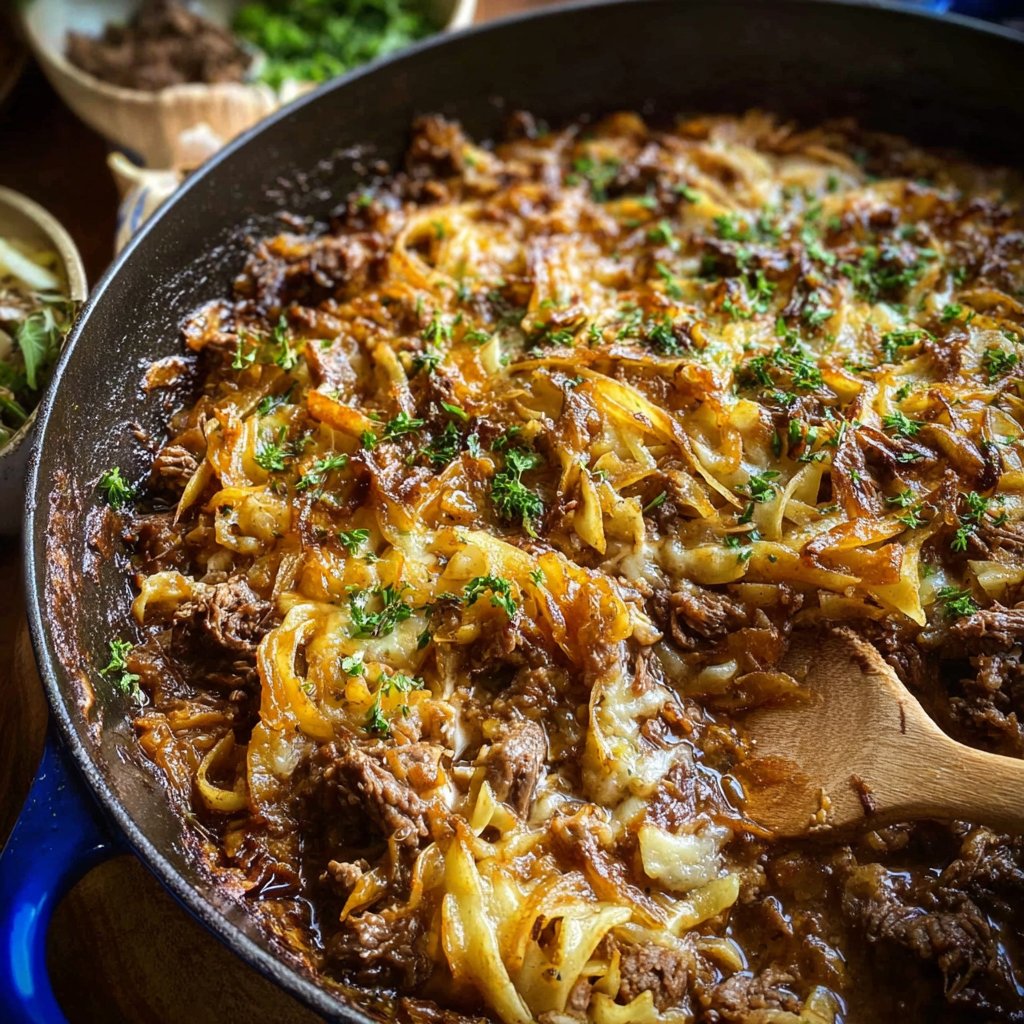 French Onion Beef Casserole