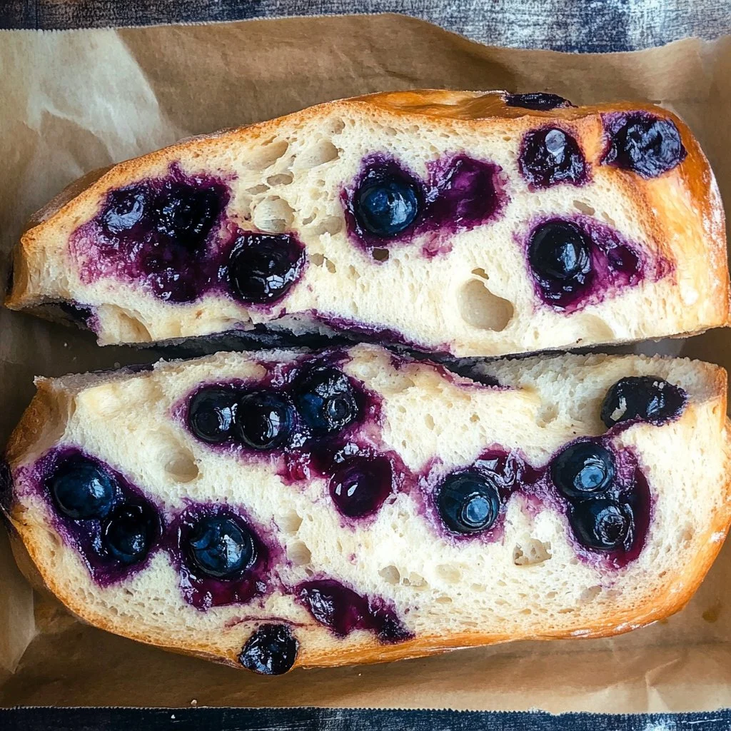 Blueberry Sourdough Bread
