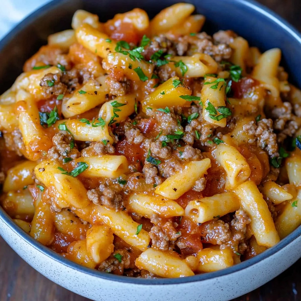 Cheeseburger Pasta
