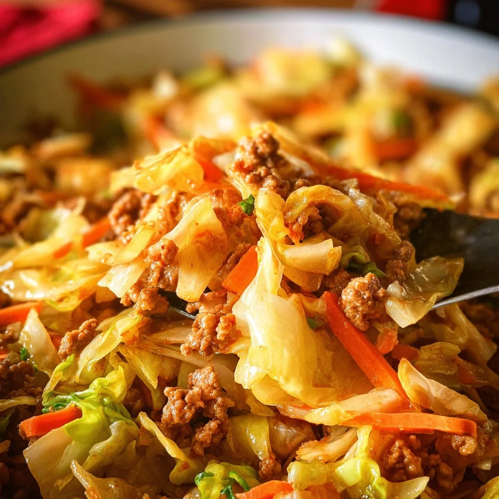 Ground Beef and Cabbage