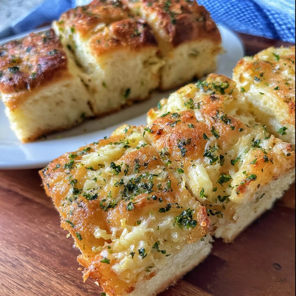 Hawaiian Roll Garlic Bread