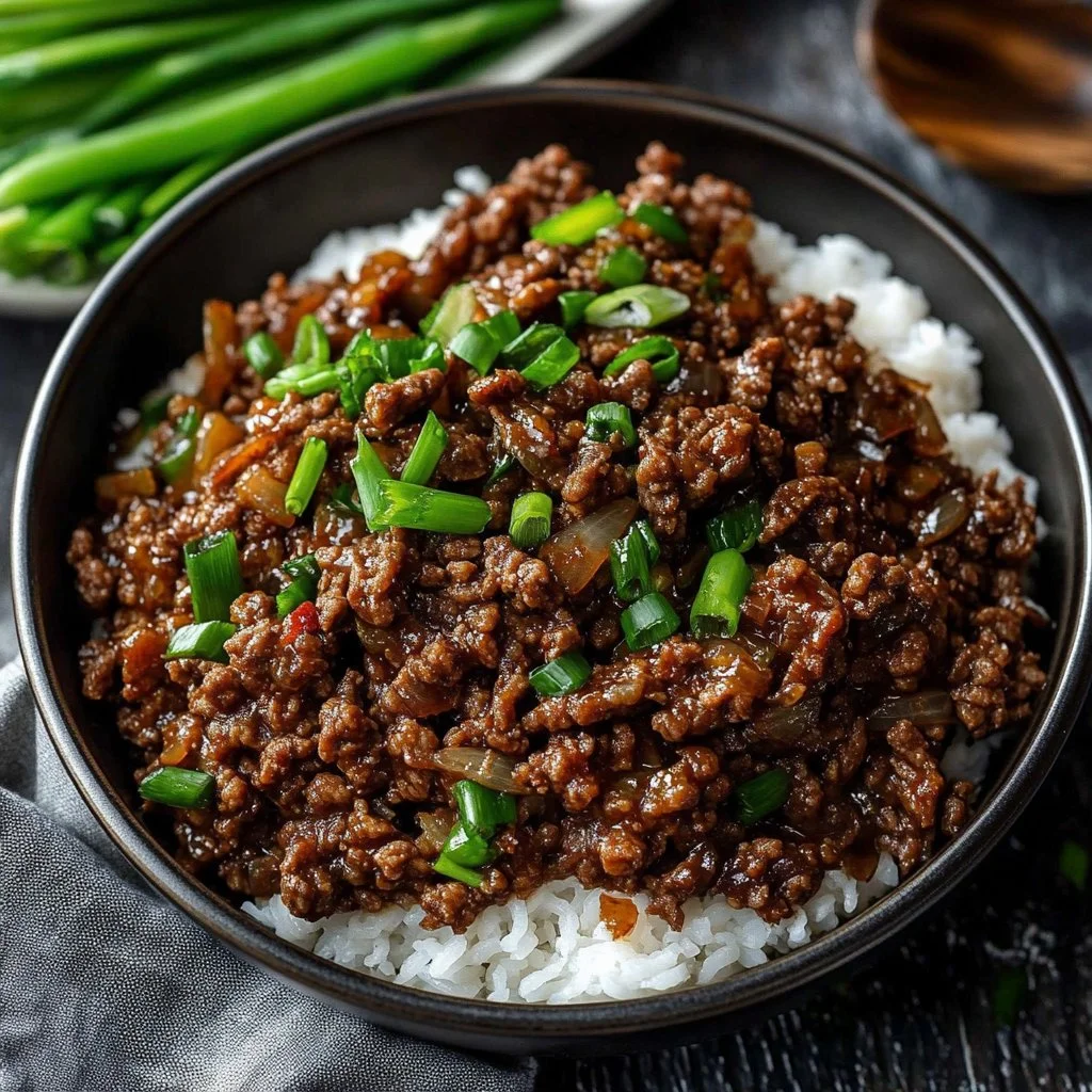 Mongolian Ground Beef recipe