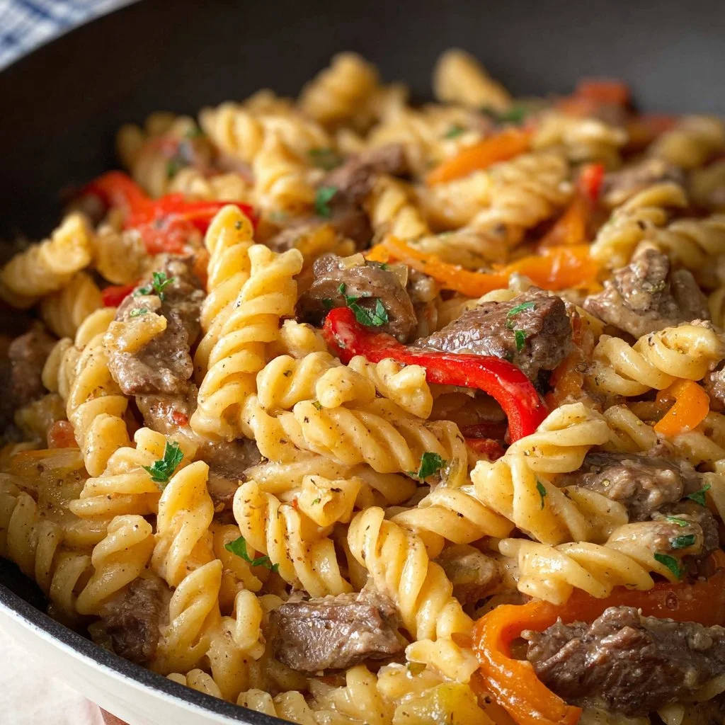 Philly Cheesesteak Pasta