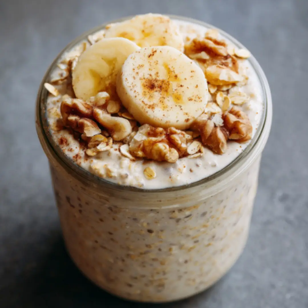 Banana Bread Overnight Oats