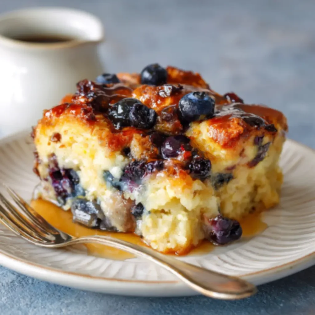 Blueberry Bread Pudding