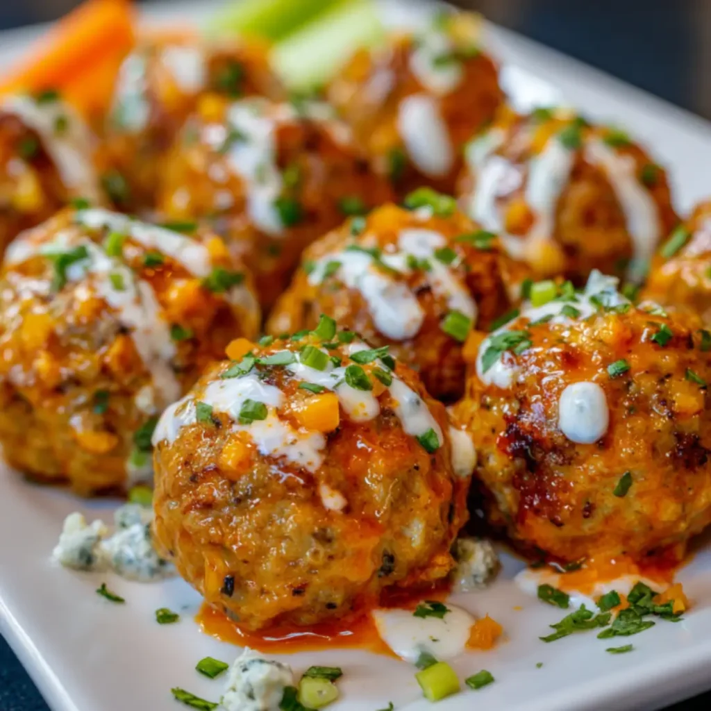 Buffalo Chicken Meatballs