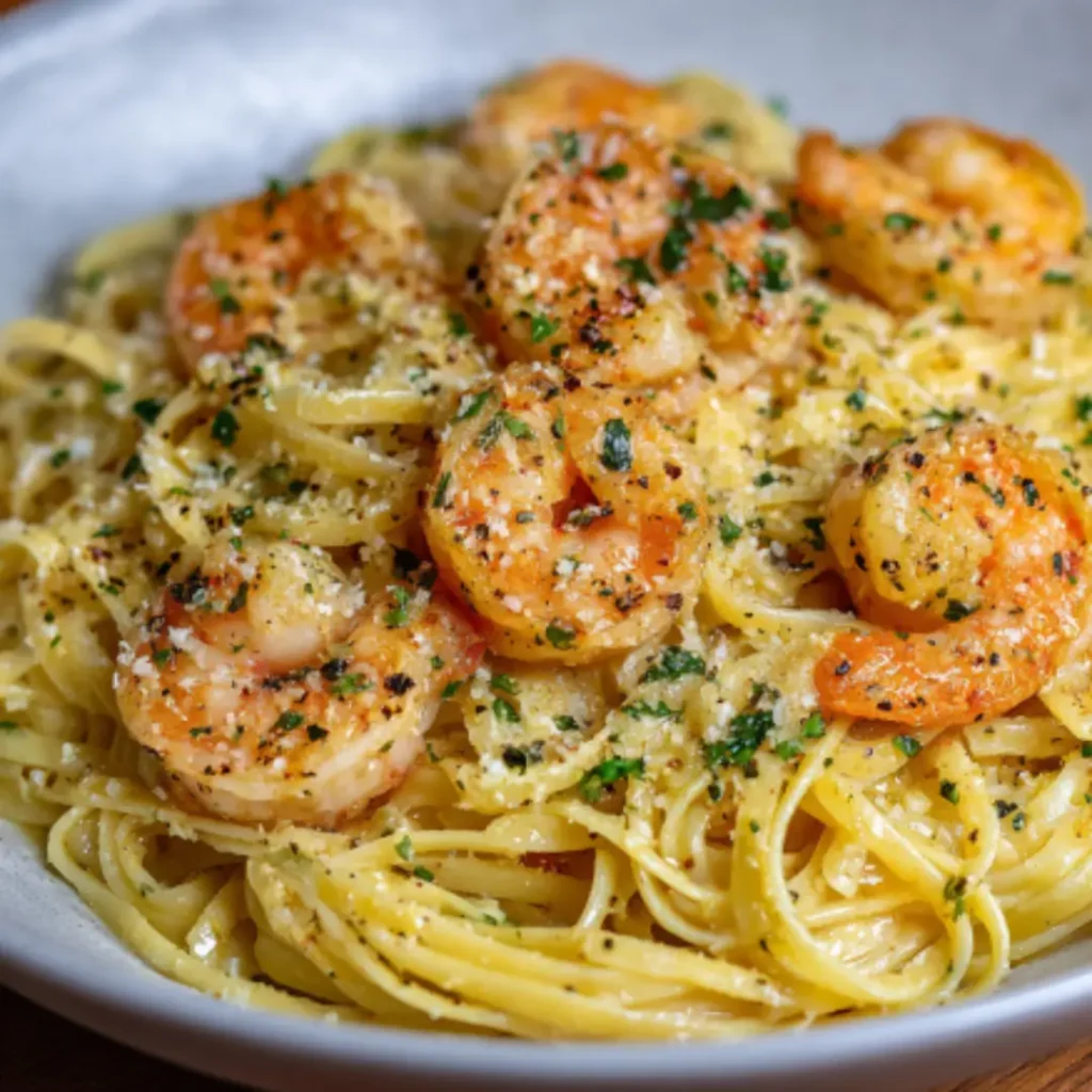 Garlic Butter Shrimp Pasta