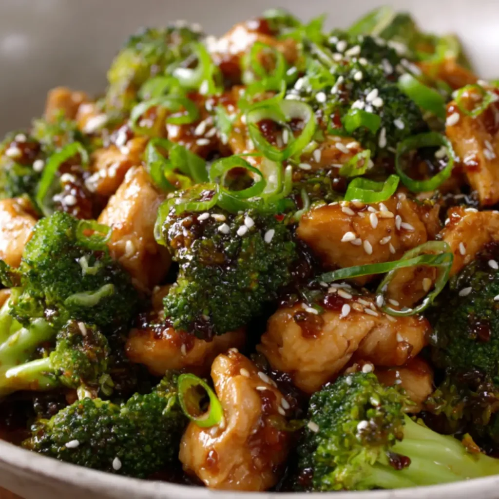 chicken and broccoli