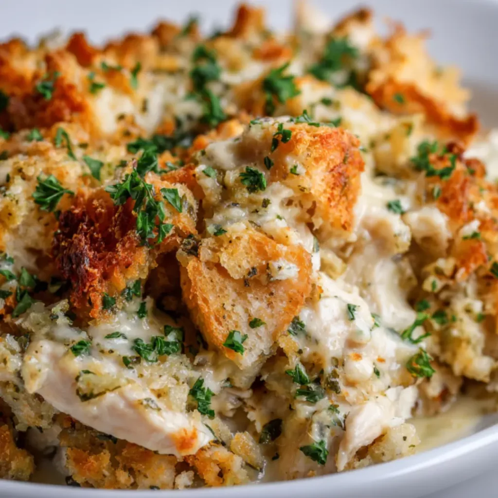 crockpot chicken and stuffing