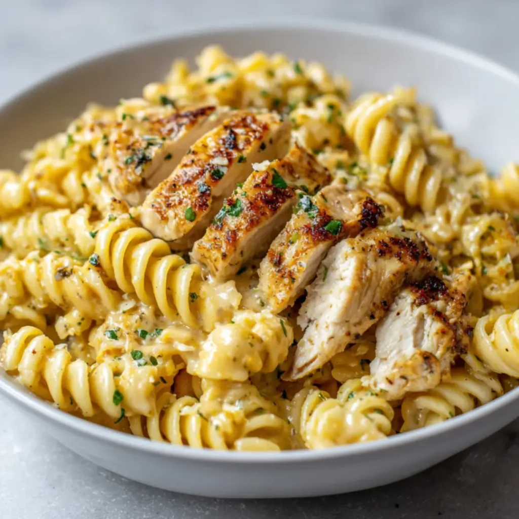 garlic chicken pasta