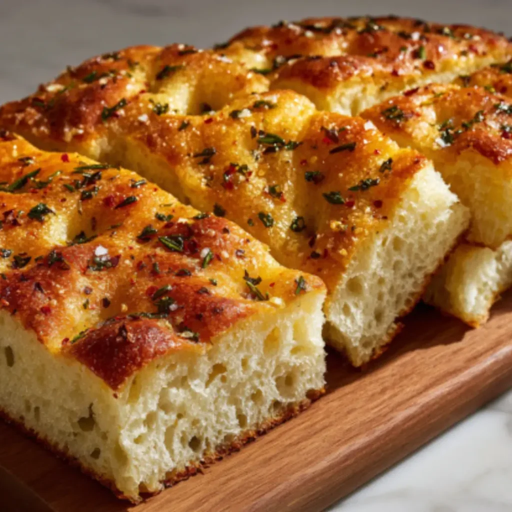 garlic foccacia bread