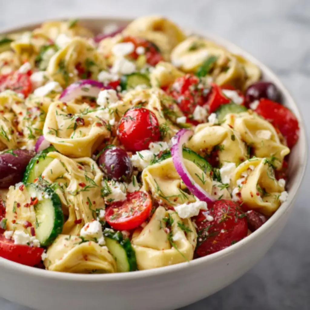 greek tortellini pasta salad