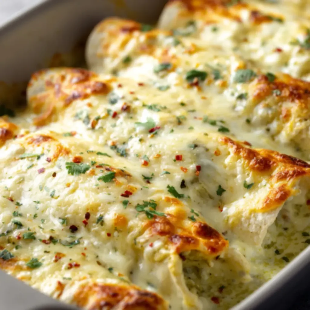 green chicken enchiladas