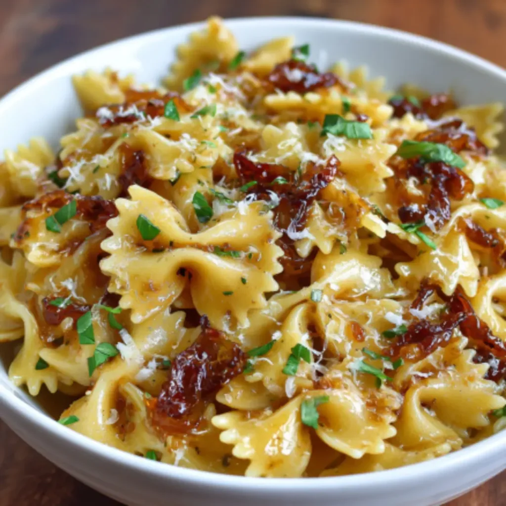 onion pasta